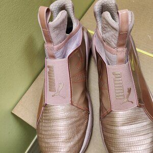 Puma rose gold high top